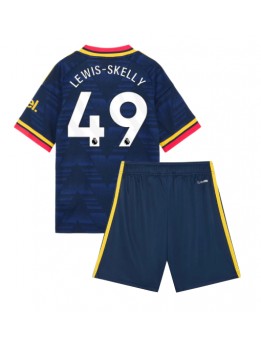 Arsenal Myles Lewis-Skelly #49 Replika Borta Kläder Barn 2026-27 Kortärmad (+ byxor)
